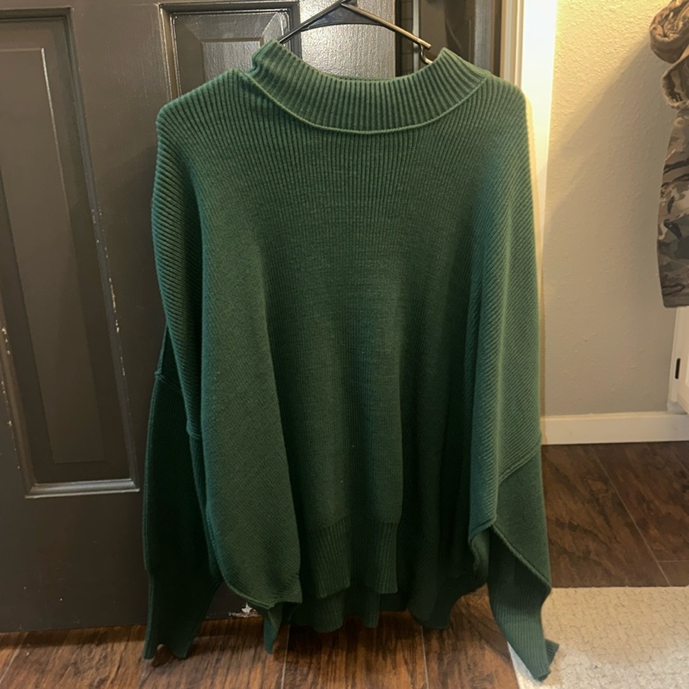 Dark green sweater